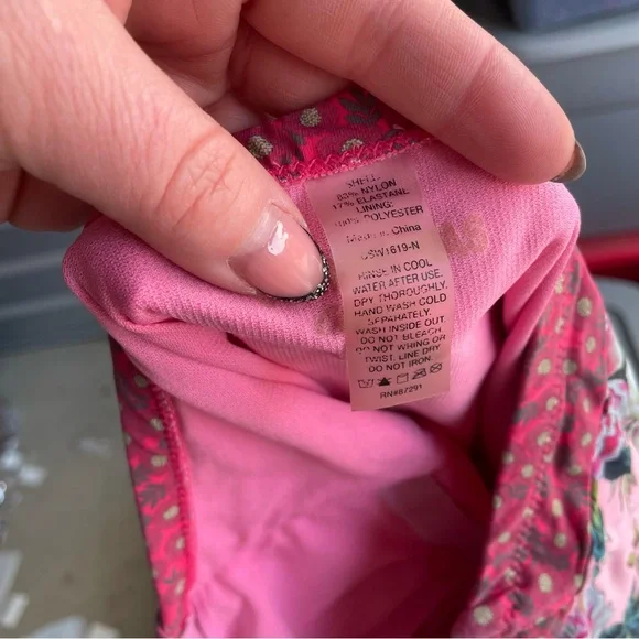 johnny was malakye halter one piece in pink floral - Picture 7 of 7